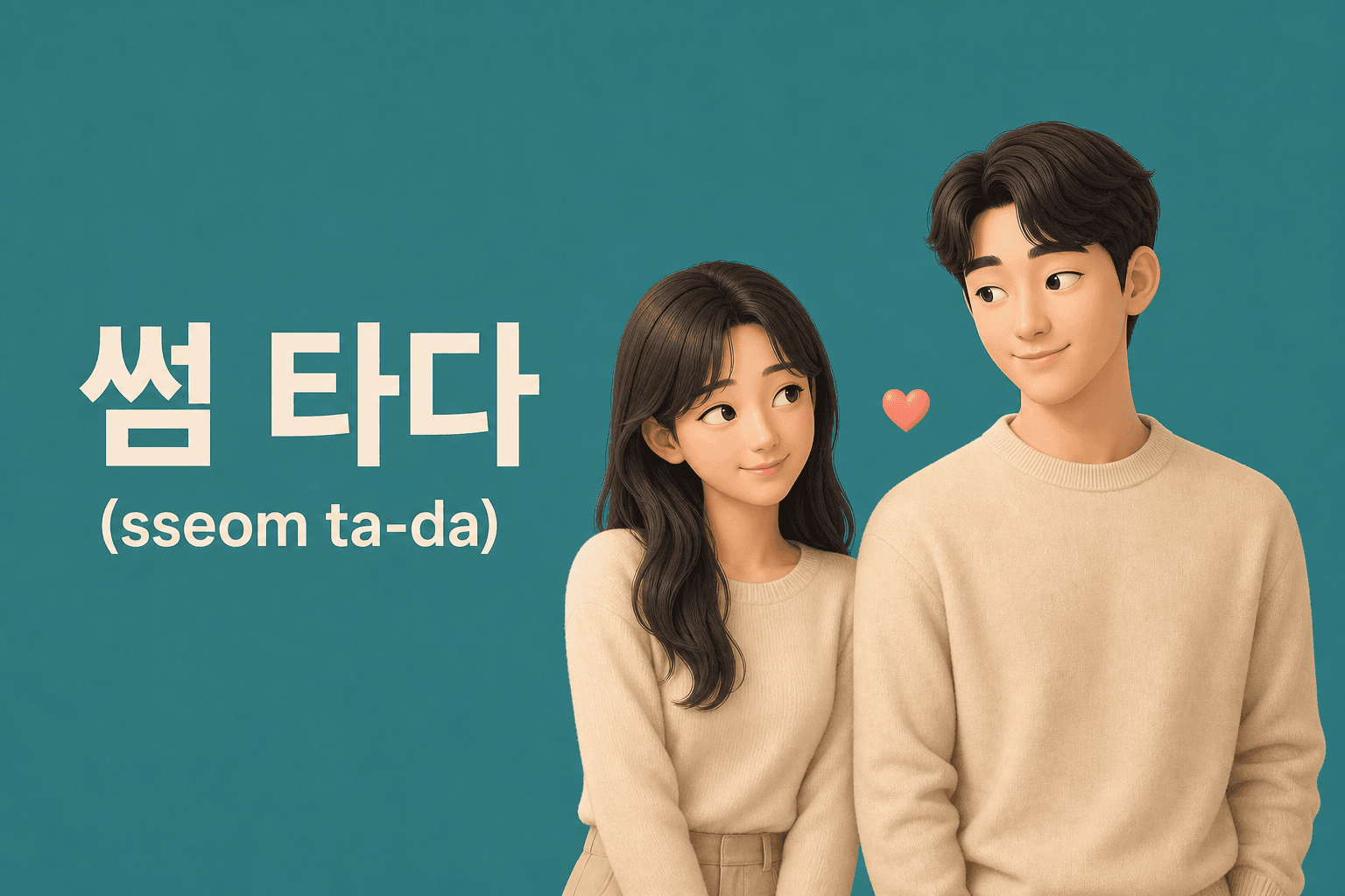 How to say “We’re in the Talking Stage” in Korean? 💕