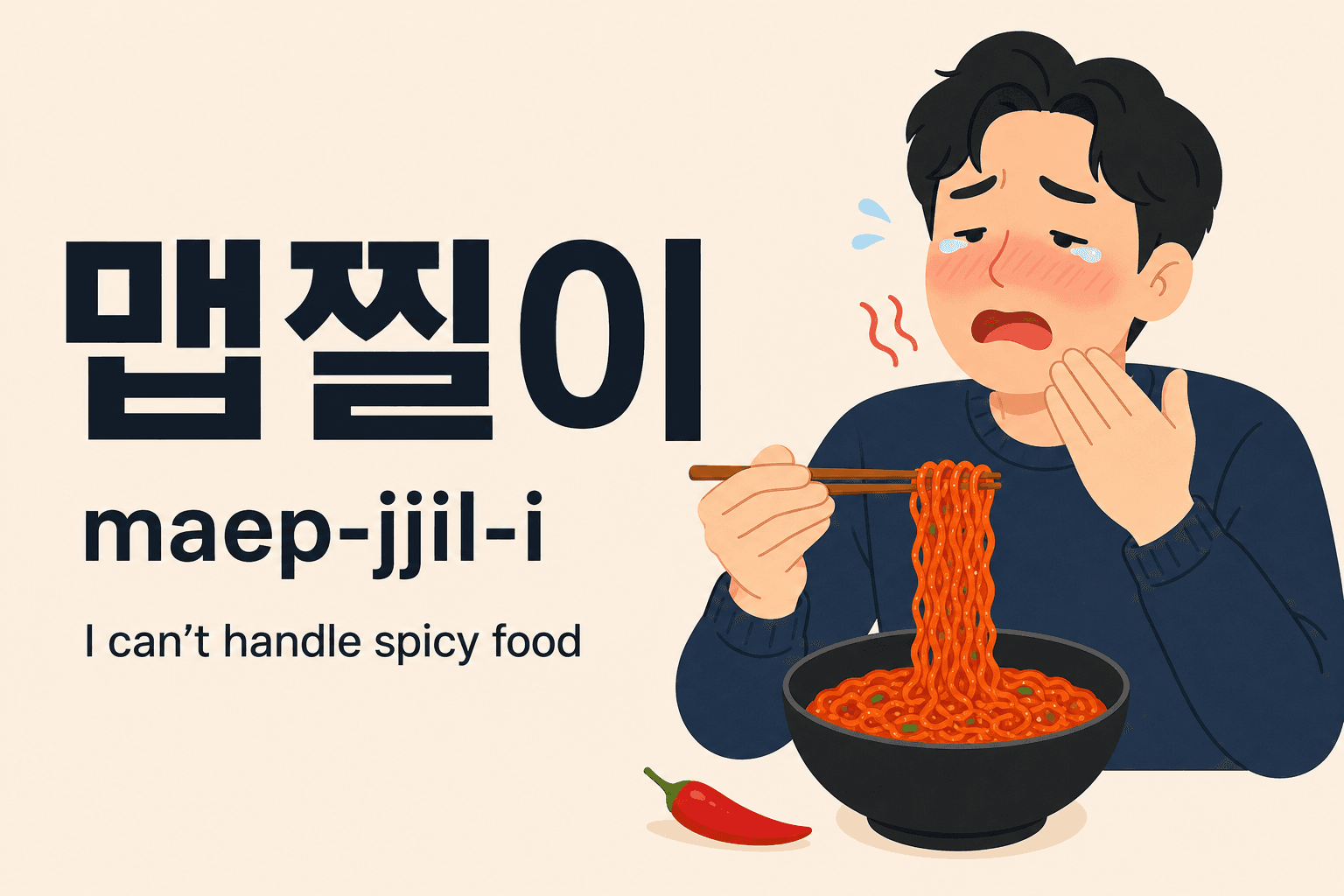 How to Say “I Can or Can't Handle Spicy Food” in Korean? 🌶️
