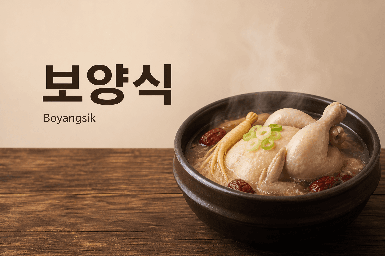 What Is 보양식 (Boyangsik)?
