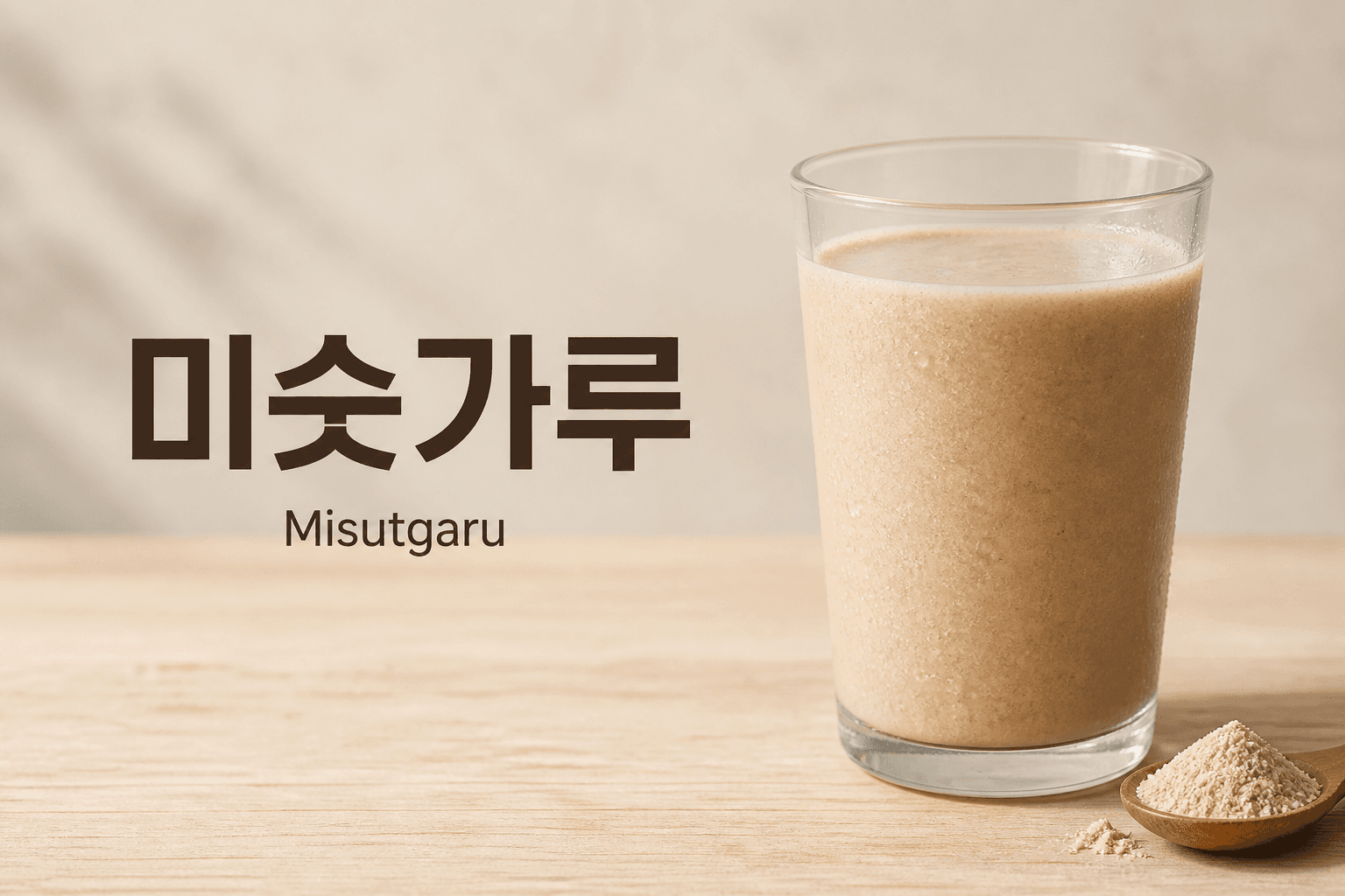 What Is 미숫가루 (Misutgaru)?