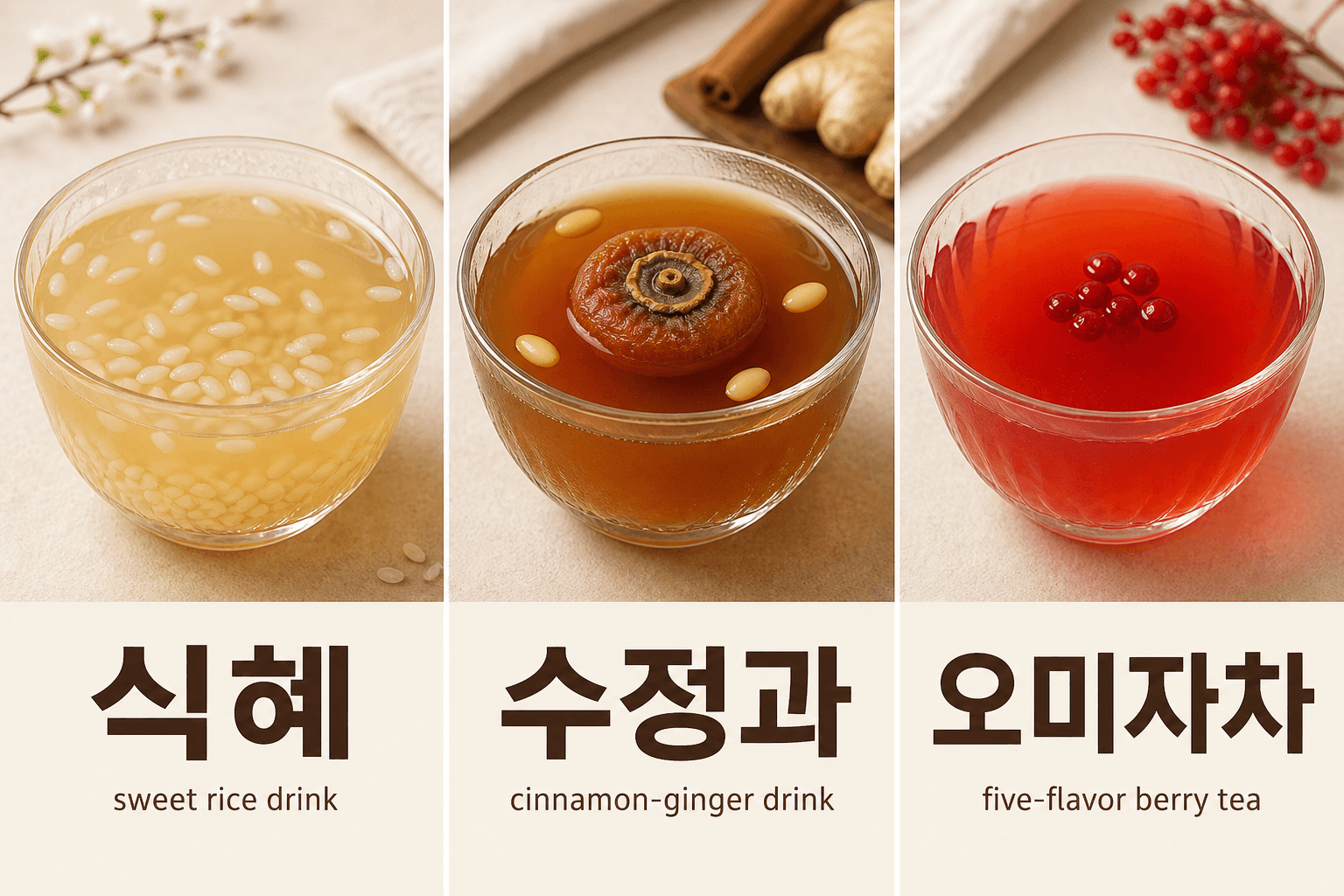 3 Traditional Korean Drinks You Should Know
